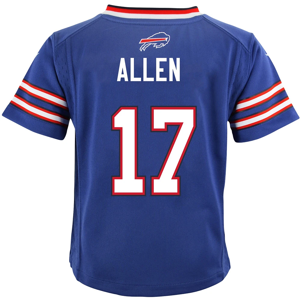 Toddler Nike Josh Allen Royal Buffalo Bills Game - Jersey