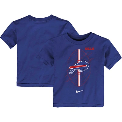 T-shirt à icône Nike Royal Buffalo Bills pour tout-petit