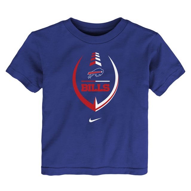 Nike Royal Buffalo Bills Icon Wordmark pour tout-petit - T-shirt