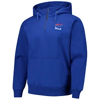 Unisex Dunbrooke  Royal Buffalo Bills Defender Quarter-Zip Hoodie