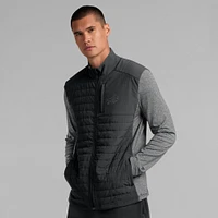 Unisex Fanatics Black/Heather Gray Buffalo Bills Front Office Tonal Full-Zip Jacket