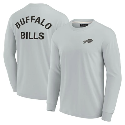 Unisex Fanatics Gray Buffalo Bills Elements Super Soft Long Sleeve T-Shirt
