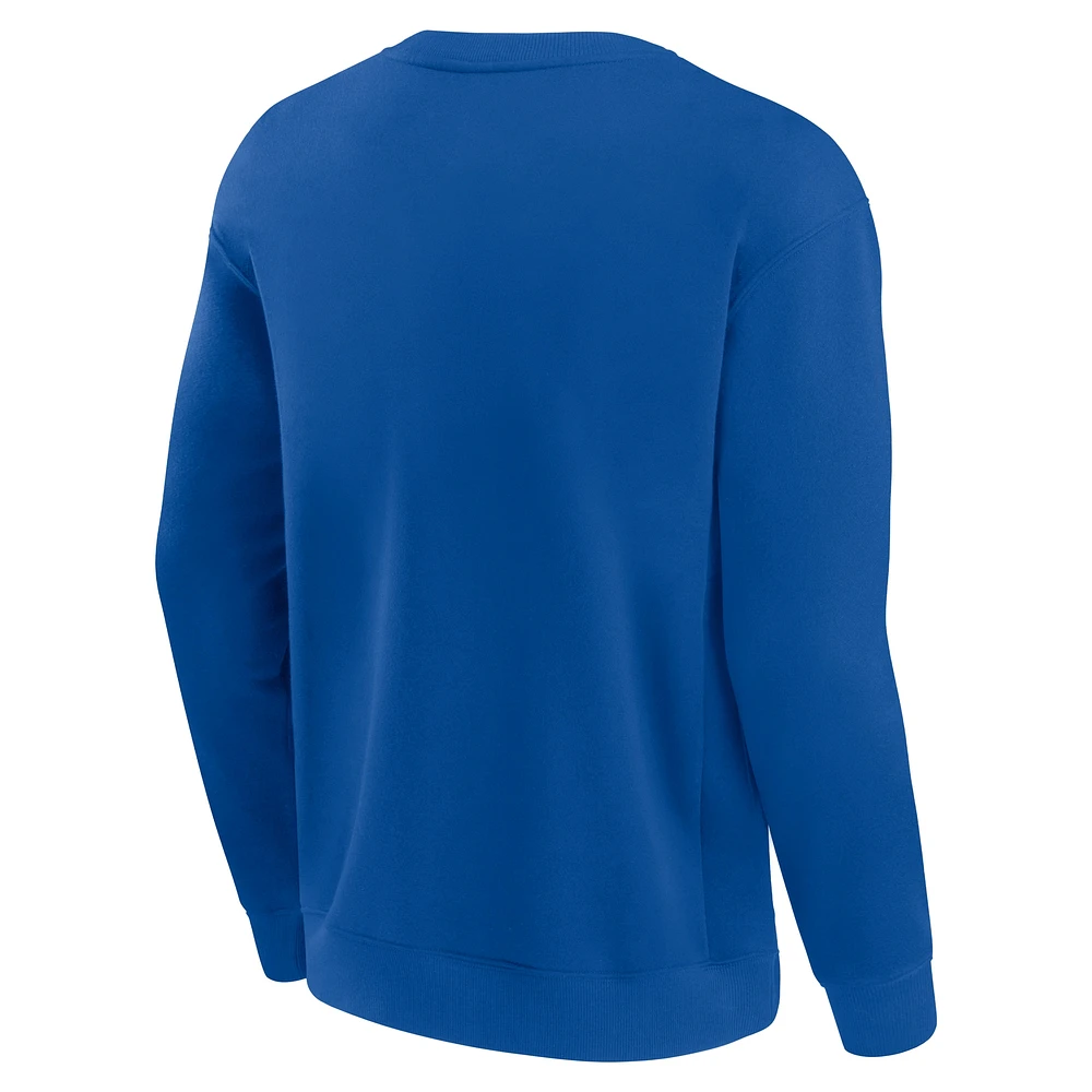 Unisex Fanatics  Royal Buffalo Bills Elements Unlimited Fleece Pullover Sweatshirt
