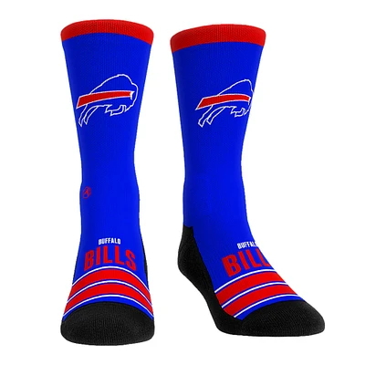 Chaussettes unisexes Rock Em Socks Buffalo Bills Gametime Stripe Crew