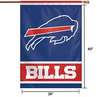 WinCraft Buffalo Bills 28" x 40" Primary Logo Single-Sided Vertical Banner
