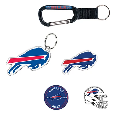 Lot de 5 porte-clés et aimants pour réfrigérateur WinCraft Buffalo Bills