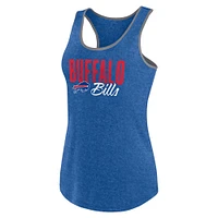Women's Fanatics Heather Royal Buffalo Bills Plus Fuel Tank Top