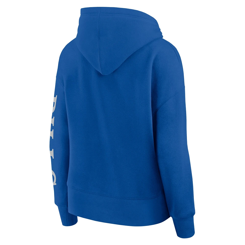 Women's Fanatics  Royal Buffalo Bills Elements Next Pullover Hoodie