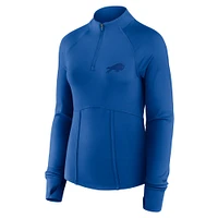 Women's Fanatics  Royal Buffalo Bills Elements Quarter-Zip Jacket