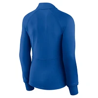 Women's Fanatics  Royal Buffalo Bills Elements Quarter-Zip Jacket