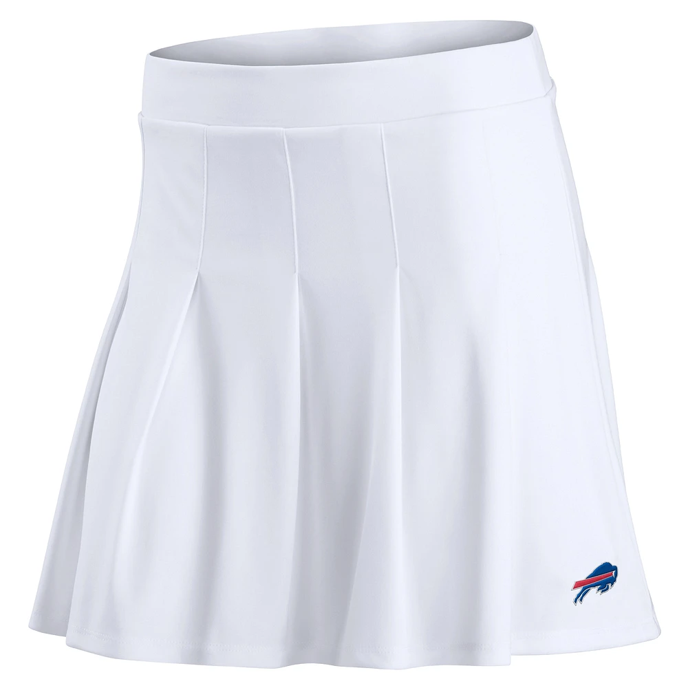 Women's Fanatics White Buffalo Bills Primary Logo Tennis Skort