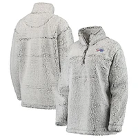 Veste à enfiler Buffalo Bills Sherpa grise pour femme