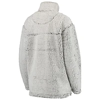 Veste à enfiler Buffalo Bills Sherpa grise pour femme