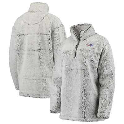 Veste à enfiler Buffalo Bills Sherpa grise pour femme