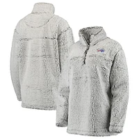 Veste à enfiler Buffalo Bills Sherpa grise pour femme