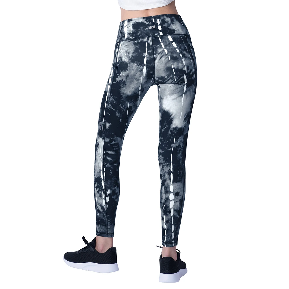 Women's MSX by Michael Strahan Navy Buffalo Bills Serena Tie-Dye Leggings