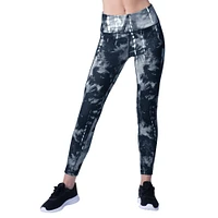 Women's MSX by Michael Strahan Navy Buffalo Bills Serena Tie-Dye Leggings