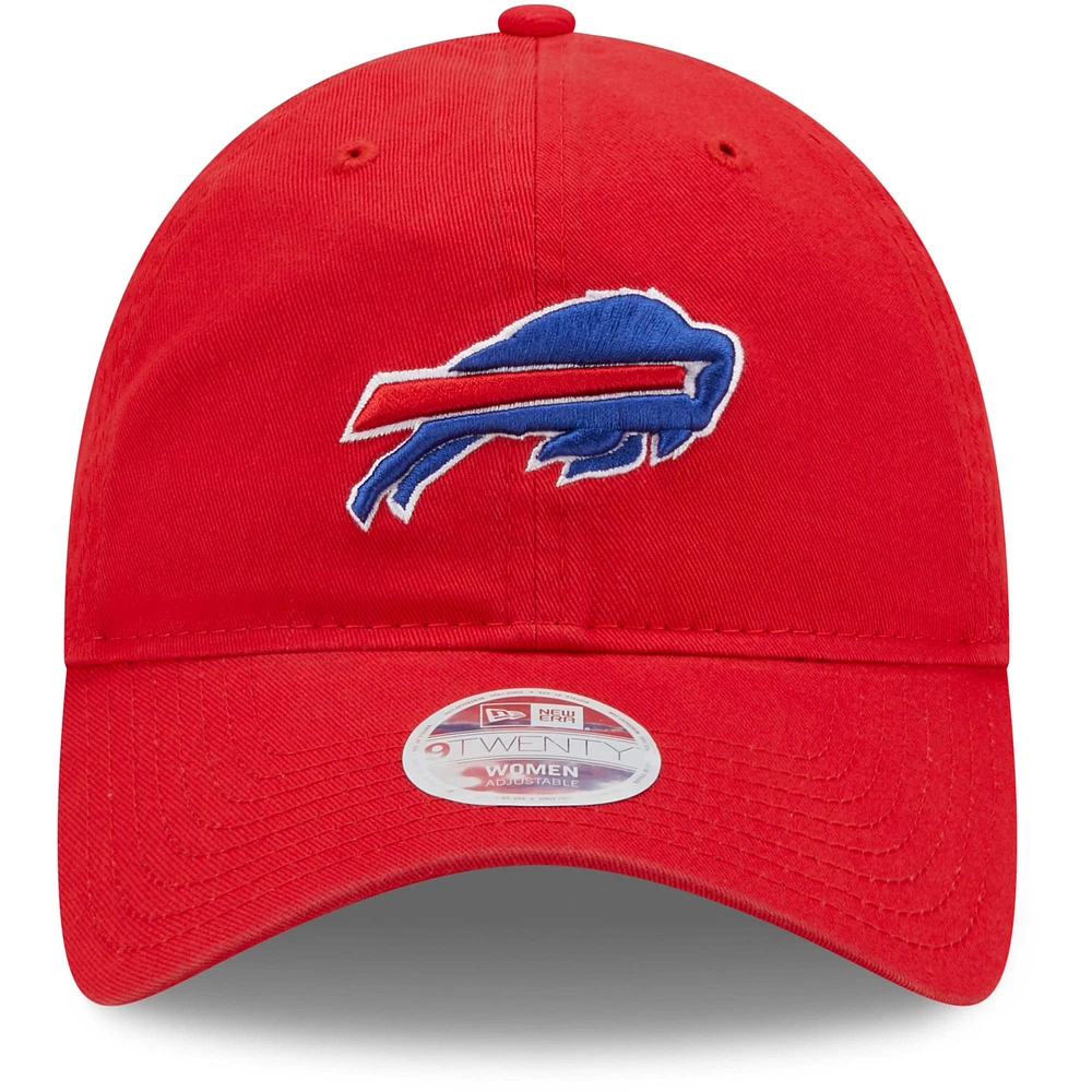 Women's New Era Red Buffalo Bills Core Classic 2.0 9TWENTY Adjustable Hat