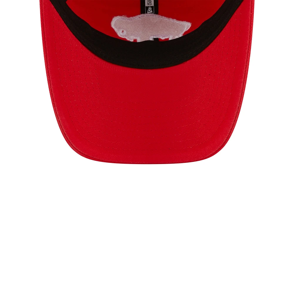 Women's New Era Red Buffalo Bills Core Classic 2.0 Historic 9TWENTY Adjustable Hat