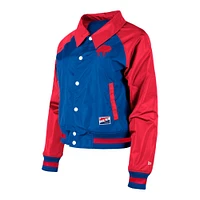 Women's New Era Royal Buffalo Bills Coaches Raglan Full-Snap Jacket