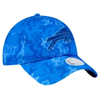 Women's New Era Royal Buffalo Bills Trippy 9TWENTY Adjustable Hat