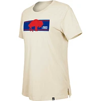 Women's New Era  Tan Buffalo Bills Third Down Historic T-Shirt