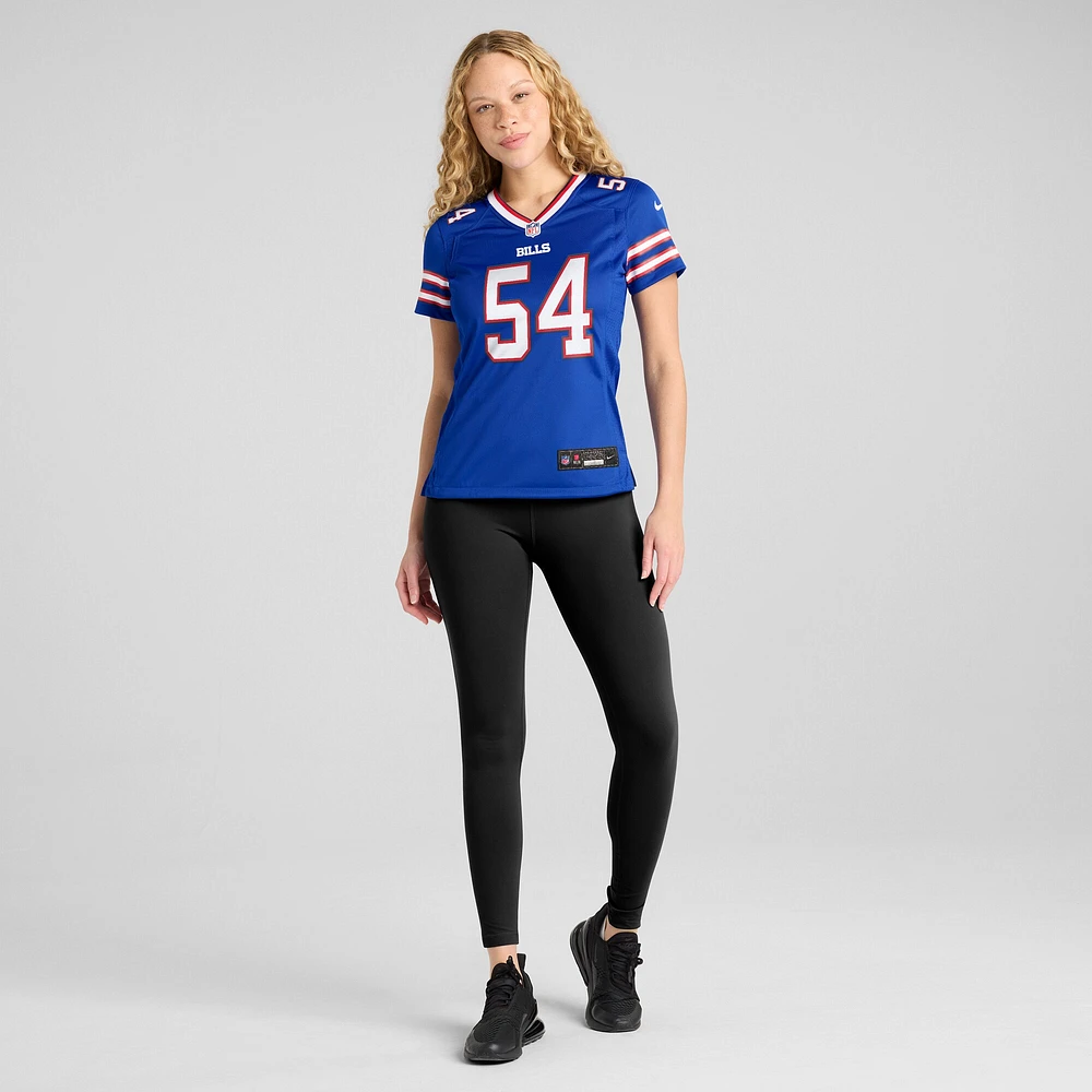 Maillot de match Nike Baylon Spector Royal Buffalo Bills pour femme