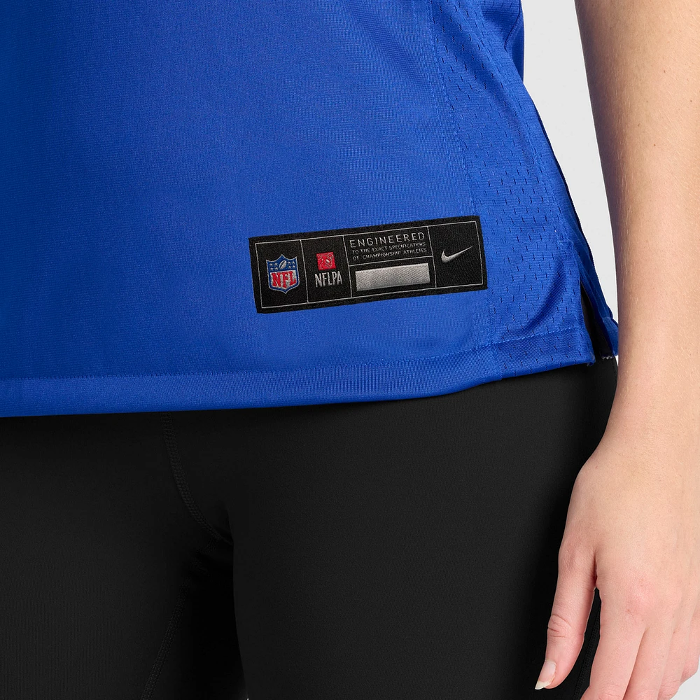 Maillot de match Nike Baylon Spector Royal Buffalo Bills pour femme