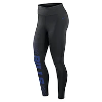 Women's Nike Black Buffalo Bills Yard Line Crossover Leggings