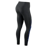 Women's Nike Black Buffalo Bills Yard Line Crossover Leggings