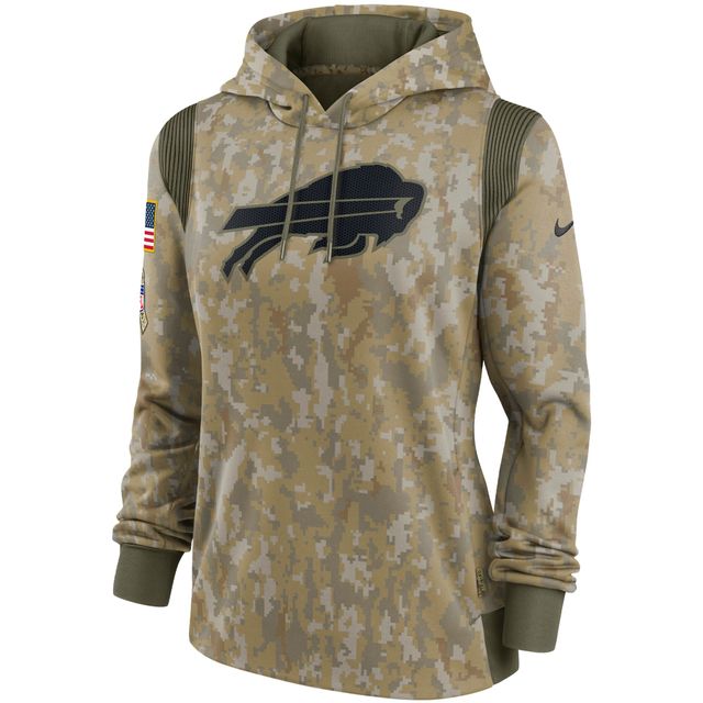 Nike Camo Buffalo Bills 2021 Salute To Service pour femme - Therma Performance Pullover Hoodie