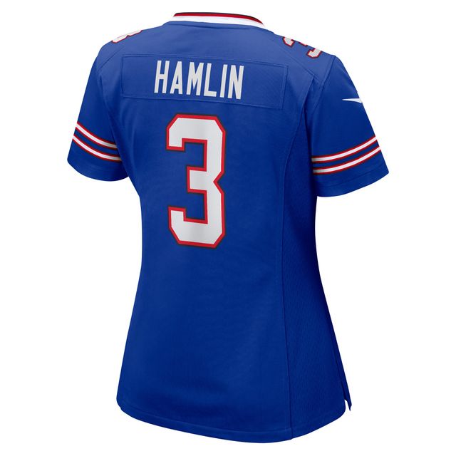 Maillot de match Nike Damar Hamlin Royal Buffalo Bills pour femme