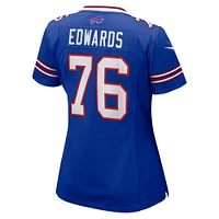 Women's Nike David Edwards Royal Buffalo Bills Game Jersey