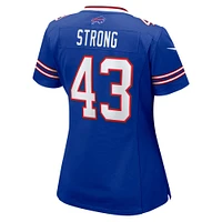 Women's Nike Dorian Strong  Royal Buffalo Bills Team Game Jersey