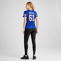 Women's Nike Gunner Britton  Royal Buffalo Bills Game Jersey