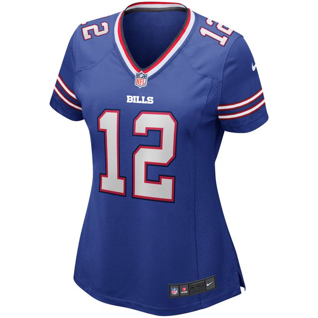 Maillot de joueur retraité Nike Jim Kelly Royal Buffalo Bills Game pour femme