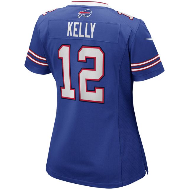 Maillot de joueur retraité Nike Jim Kelly Royal Buffalo Bills Game pour femme