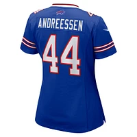 Maillot de match Nike Joe Andreessen Royal Buffalo Bills pour femme