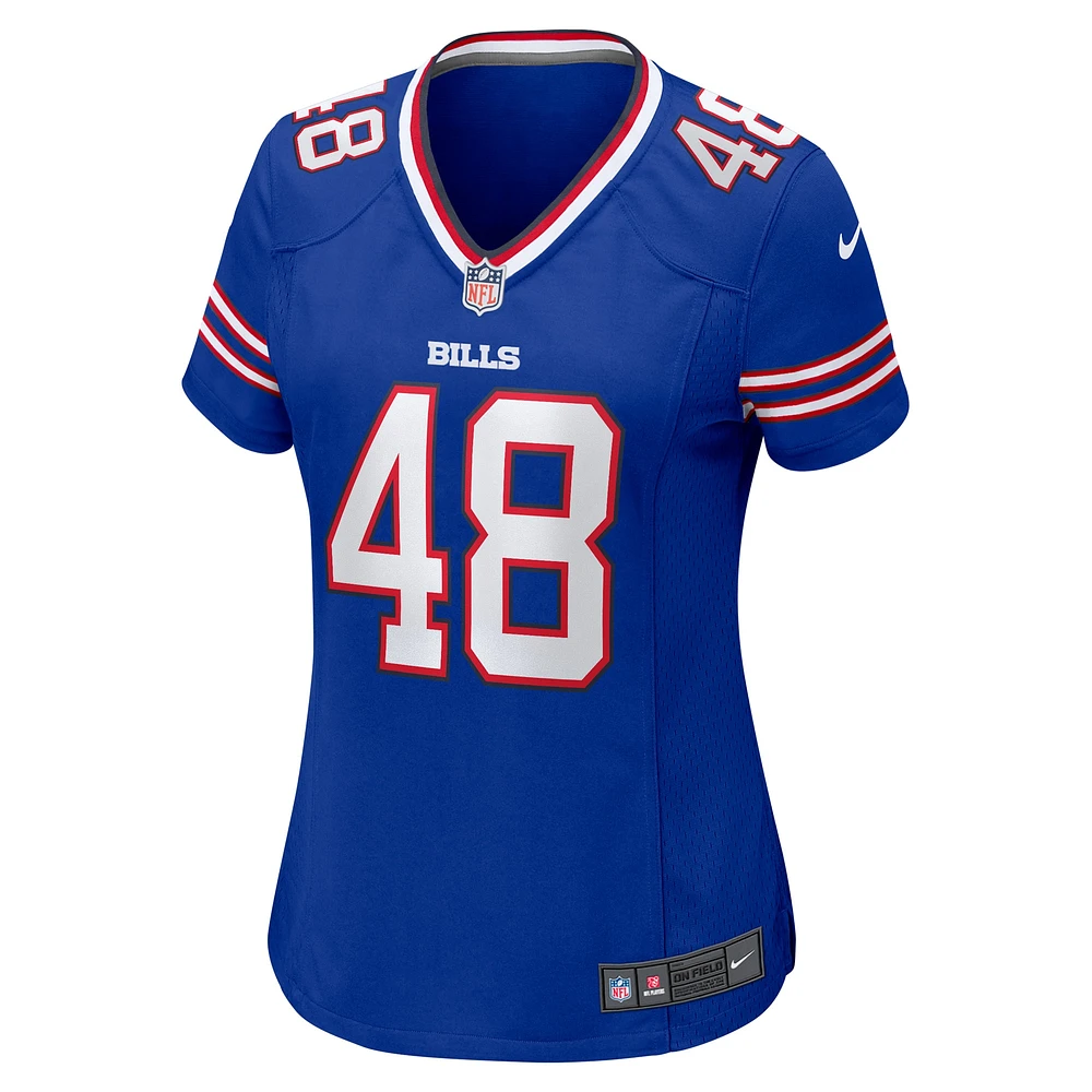 Women's Nike Joel Wilson Royal Buffalo Bills Team Game Jersey