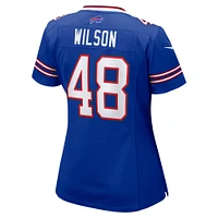 Women's Nike Joel Wilson Royal Buffalo Bills Team Game Jersey