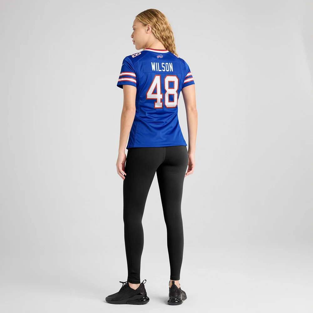 Women's Nike Joel Wilson Royal Buffalo Bills Team Game Jersey