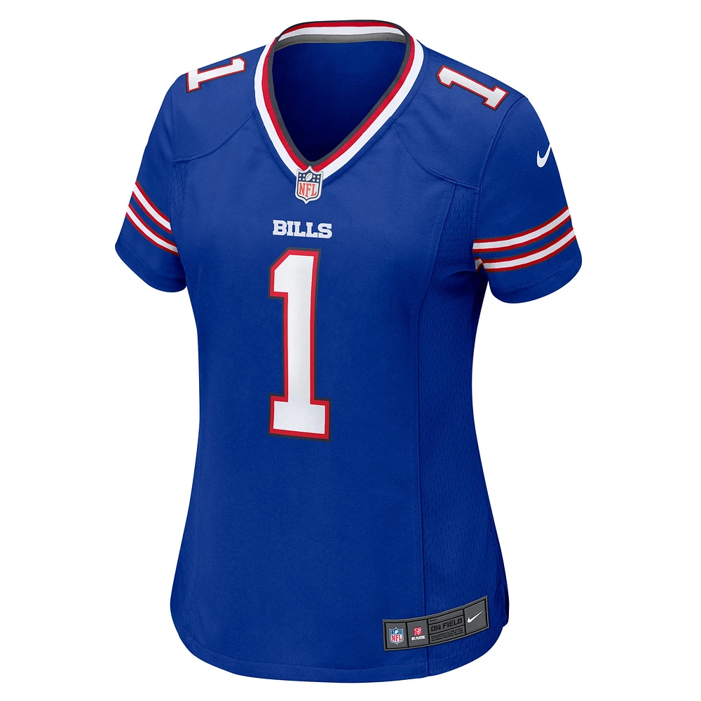 Women's Nike Number 1 Bride Royal Buffalo Bills Game Jersey