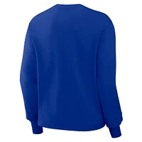 T-shirt Nike Royal Buffalo Bills Boxy à manches longues pour femme