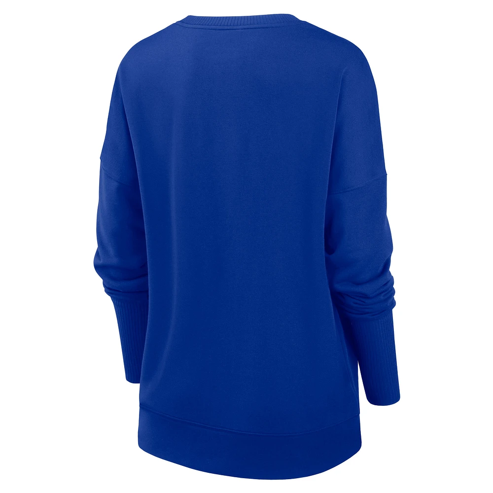 Nike Royal Buffalo Bills Rewind Playback pour femme - T-shirt à manches longues