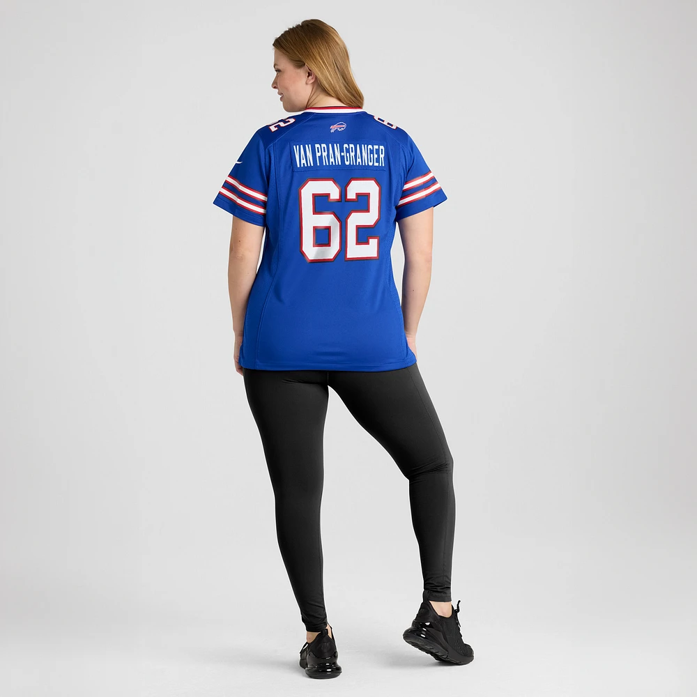 Women's Nike Sedrick Van Pran-Granger  Royal Buffalo Bills Game Jersey