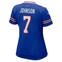 Women's Nike Taron Johnson Royal Buffalo Bills Game Player Jersey