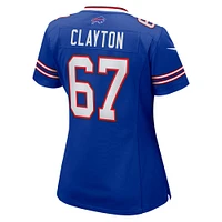 Women's Nike Travis Clayton  Royal Buffalo Bills Game Jersey