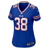 Women's Nike Tre Norwood  Royal Buffalo Bills Team Game Jersey