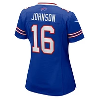Women's Nike Xavier Johnson  Royal Buffalo Bills Game Jersey