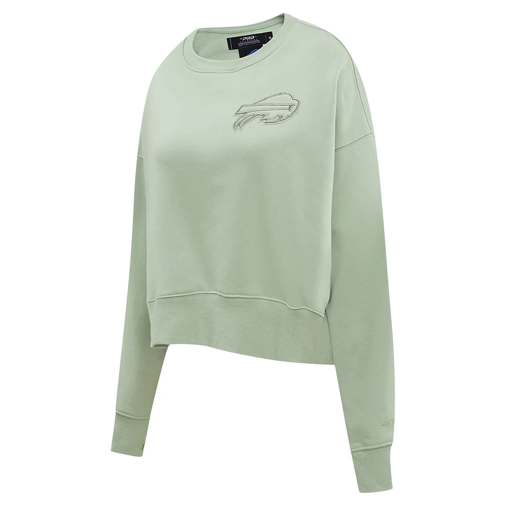 Women's Pro Standard  Olive Buffalo Bills Neutral Pullover Sweatshirt
